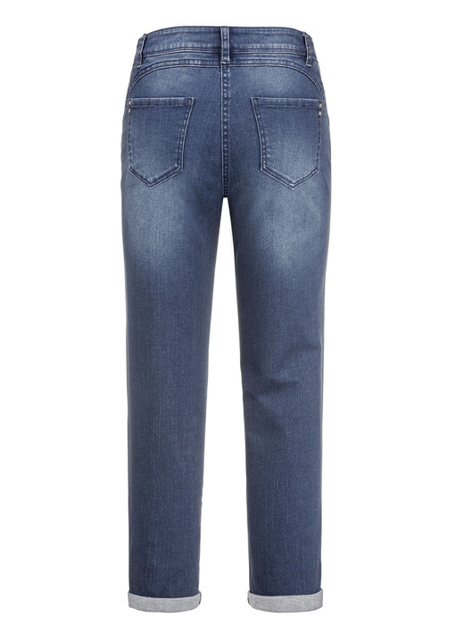 Hosen mit Knopf- und Reißverschluss - Jeans mit Push-up-Effekt Ansicht 15 Hosen mit Knopf- und Reißverschluss - Jeans mit Push-up-Effekt, in Größe 017 bis 052, in Farbe SCHWARZ Ansicht 15