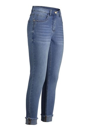 Jeans mit funkelndem Glitzersteinchenbesatz