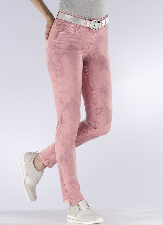 Hosen - 5-Pocket-Hose in Apricot Ansicht 3 Hosen - 5-Pocket-Hose in Apricot, in Größe 017 bis 050, in Farbe APRICOT Ansicht 3