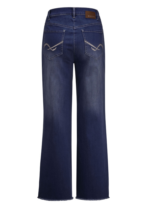 Hosen mit Knopf- und Reißverschluss - Jeans mit modischer Beinweite Ansicht 8 Hosen mit Knopf- und Reißverschluss - Jeans mit modischer Beinweite, in Größe 018 bis 052, in Farbe JEANSBLAU Ansicht 8