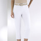 Hosen mit Knopf- und Reißverschluss - Caprihose in 4-Pocket-Form – Farbe WEISS – Ansicht 3 Hosen mit Knopf- und Reißverschluss - Caprihose in 4-Pocket-Form, in Größe 018 bis 052, in Farbe WEISS – Farbe WEISS – Ansicht 3