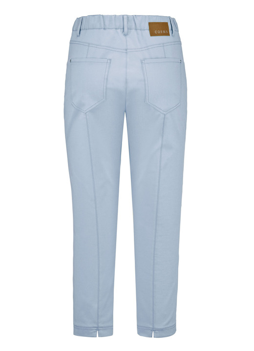 Hosen mit Knopf- und Reißverschluss - Caprihose in 4-Pocket-Form Ansicht 17 Hosen mit Knopf- und Reißverschluss - Caprihose in 4-Pocket-Form, in Größe 018 bis 052, in Farbe WEISS Ansicht 17