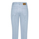 Hosen mit Knopf- und Reißverschluss - Caprihose in 4-Pocket-Form – Farbe HELLBLAU – Ansicht 2 Hosen mit Knopf- und Reißverschluss - Caprihose in 4-Pocket-Form, in Größe 018 bis 052, in Farbe WEISS – Farbe HELLBLAU – Ansicht 2