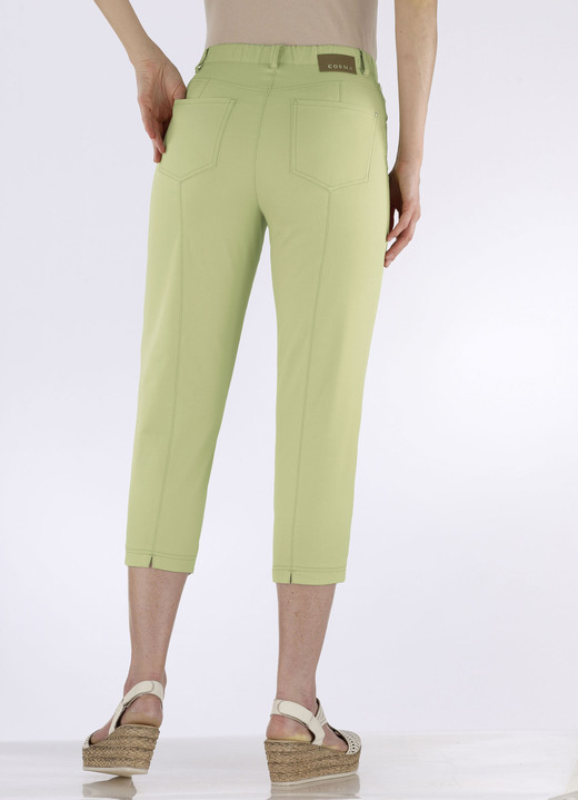 Hosen mit Knopf- und Reißverschluss - Caprihose in 4-Pocket-Form Ansicht 10 Hosen mit Knopf- und Reißverschluss - Caprihose in 4-Pocket-Form, in Größe 018 bis 052, in Farbe WEISS Ansicht 10