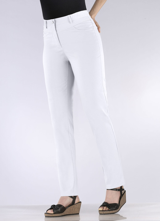 Hosen - Hose in 4-Pocket-Form, in Größe 018 bis 052, in Farbe HELLBLAU Ansicht 16