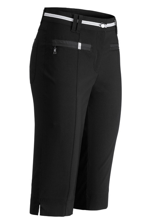 7/8-Hosen, Capris, Bermudas - Aufwendig gearbeitete Bermudas, in Größe 034 bis 052, in Farbe TÜRKIS Ansicht 4