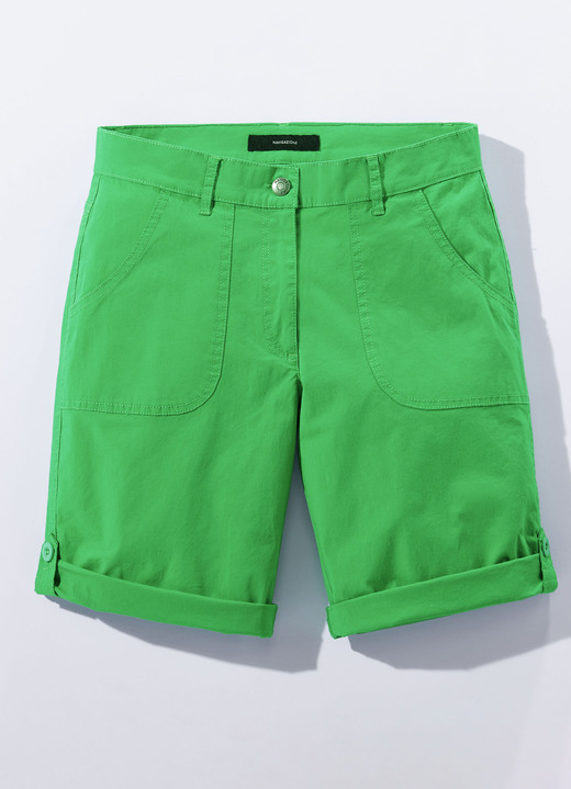 7/8-Hosen, Capris, Bermudas - Bermudas mit Zierriegel Ansicht 6 7/8-Hosen, Capris, Bermudas - Bermudas mit Zierriegel, in Größe 034 bis 052, in Farbe WEISS Ansicht 6