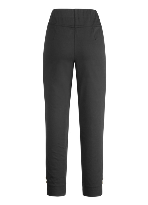 Hosen in Schlupfform - Hose mit dekorativen Zierknöpfen, in Größe 018 bis 052, in Farbe MARINE Ansicht 5