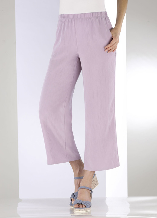 Hosen - 7/8-Hose in bequemer Weite, in Größe 018 bis 052, in Farbe ROSÉ Ansicht 3