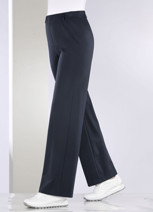 Hosen in Schlupfform - Hose in modischer Palazzo-Form, in Größe 018 bis 054, in Farbe HELLBLAU Ansicht 4