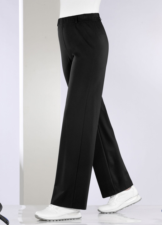 Hosen in Schlupfform - Hose in modischer Palazzo-Form, in Größe 018 bis 054, in Farbe BORDEAUX Ansicht 9