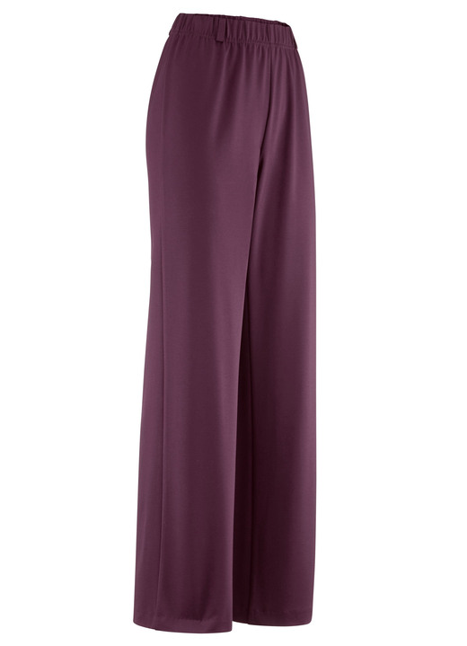 Hosen in Schlupfform - Hose in modischer Palazzo-Form, in Größe 018 bis 054, in Farbe BORDEAUX Ansicht 1