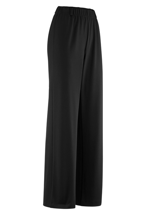 Hosen in Schlupfform - Hose in modischer Palazzo-Form Hosen in Schlupfform - Hose in modischer Palazzo-Form, in Größe 018 bis 054, in Farbe SCHWARZ