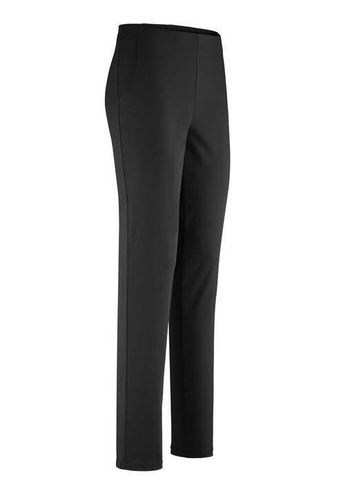 Damenmode - Hose in Schlupfform, in Größe 018 bis 052, in Farbe SCHWARZ Ansicht 1