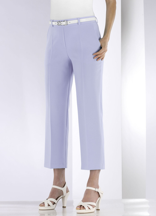 Hosen - Hose mit rückwärtigem Dehnbund Ansicht 10 Hosen - Hose mit rückwärtigem Dehnbund, in Größe 018 bis 054, in Farbe TÜRKIS Ansicht 10