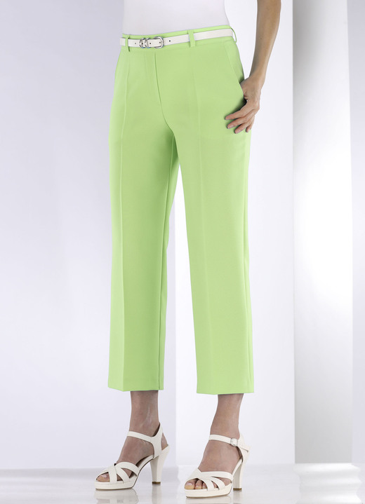 Hosen - Hose mit rückwärtigem Dehnbund Ansicht 6 Hosen - Hose mit rückwärtigem Dehnbund, in Größe 018 bis 054, in Farbe TÜRKIS Ansicht 6