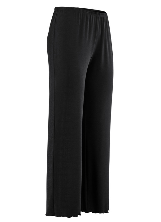 7/8-Hosen, Capris, Bermudas - Weich fließende, 7/8-lange Hose, in Größe 036 bis 060, in Farbe ROYALBLAU Ansicht 7