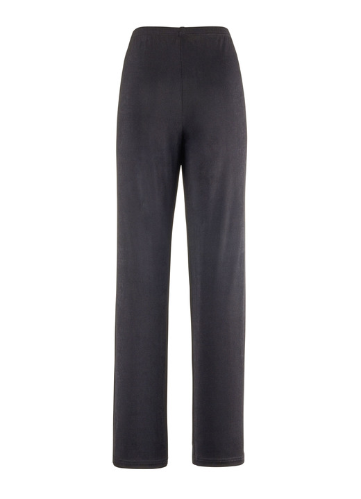Hosen in Schlupfform - Hose mit edlem Glanz Ansicht 2 Hosen in Schlupfform - Hose mit edlem Glanz, in Größe 020 bis 060, in Farbe SCHWARZ Ansicht 2