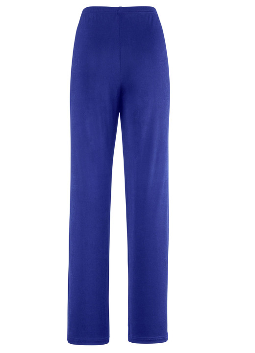 Klaus Modelle - Hose mit edlem Glanz in Extra-Kurzgrößen, in Größe 205 bis 285, in Farbe ROYALBLAU Ansicht 2