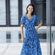 Abendmode - Kleid von Klaus Modelle – Farbe TÜRKIS-NACHTBLAU – Ansicht 1 Abendmode - Kleid von Klaus Modelle, in Größe 036 bis 054, in Farbe TÜRKIS-NACHTBLAU – Farbe TÜRKIS-NACHTBLAU – Ansicht 1