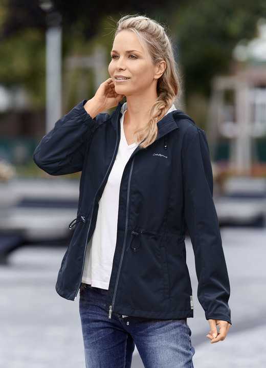 - Jacke mit verdeckten Reißverschlusstaschen, in Größe 036 bis 052, in Farbe NACHTBLAU