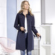 - Trenchcoat mit Gürtel, in Größe 036 bis 052, in Farbe NAVY – Farbe NAVY – Ansicht 2