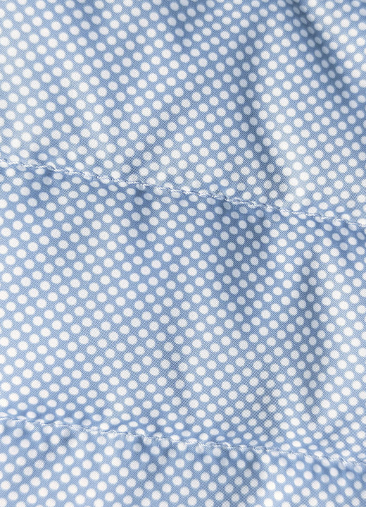 Kurz - Jacke mit apartem Minimaldessin, in Größe 036 bis 052, in Farbe HIMMELBLAU-WEISS Ansicht 3