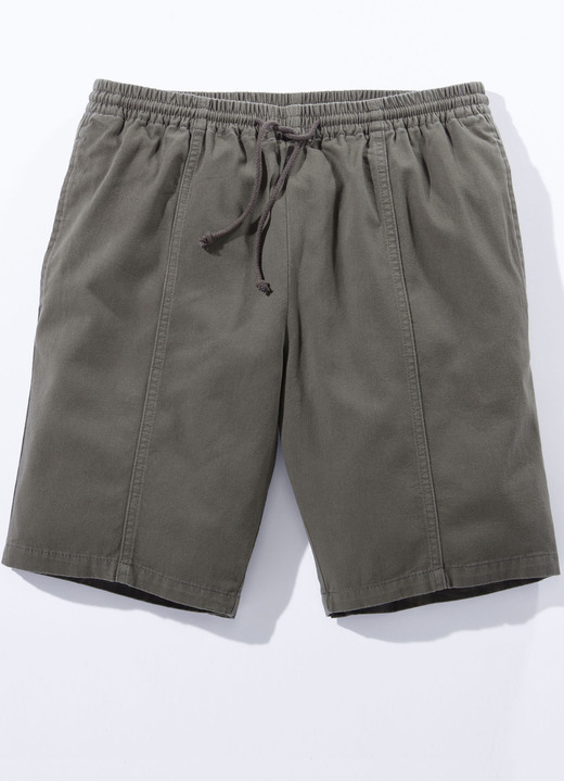Shorts & Bermudas - Bequeme Schlupf-Shorts in 4 Farben, in Größe 048 bis 060, in Farbe HELLBLAU Ansicht 5