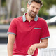 Shirts - Poloshirt in 3 Farben – Farbe ROT Shirts - Poloshirt in 3 Farben, in Größe 046 bis 062, in Farbe ROT