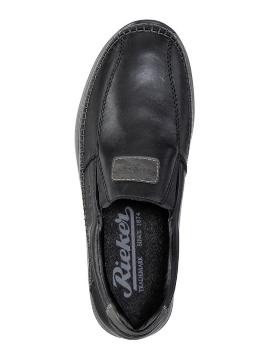 Slipper & Schnürschuhe - Rieker Slipper aus Nappaleder Ansicht 2 Slipper & Schnürschuhe - Rieker Slipper aus Nappaleder, in Größe 040 bis 047, in Farbe SCHWARZ Ansicht 2