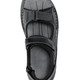 Sandalen & Pantoletten - GINO GALANTE, komfortable Herren-Trekkingsandalen, aus Leder, in Größe 040 bis 046, in Farbe BRAUN – Farbe SCHWARZ-GRAU – Ansicht 2