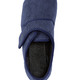 Hausschuhe - Klassische Herren-Hausschuhe, mit Klettverschluss, in Größe 040 bis 046, in Farbe MARINE – Farbe MARINE – Ansicht 2