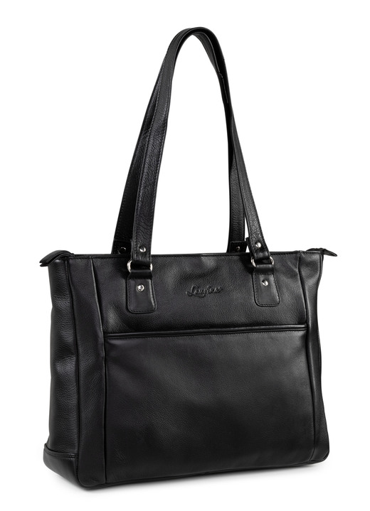 Taschen - Laurina, Tasche, Damen, mit zwei Umhängeriemen, in Farbe SCHWARZ Ansicht 1