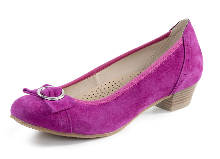 Pumps & Ballerina - Andrea Conti, schicke Damen-Pumps, mit Gummizug, in Größe 036 bis 042, in Farbe PINK Ansicht 1