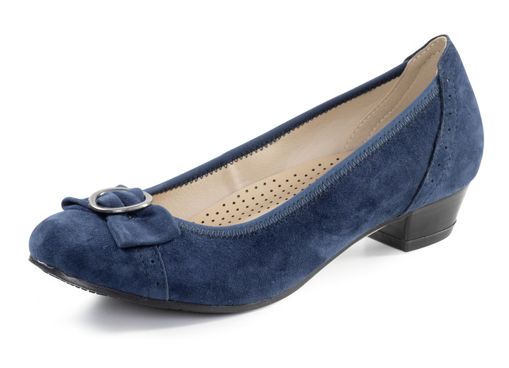 Damenmode - Andrea Conti, schicke Damen-Pumps, mit Gummizug, in Größe 036 bis 042, in Farbe BLAU Ansicht 1