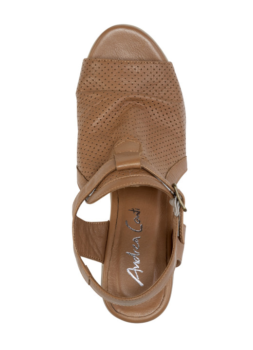 Sandaletten & Pantoletten - Andrea Conti Sandalette mit Zier-Perforation Ansicht 9 Sandaletten & Pantoletten - Andrea Conti Sandalette mit Zier-Perforation, in Größe 036 bis 041, in Farbe WEISS Ansicht 9