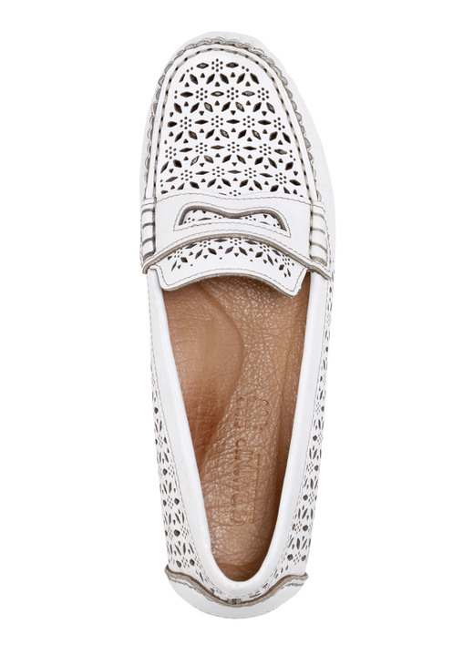 Slipper & Schnürschuhe - Gemini Slipper aus schattiertem Nappaleder, in Größe 036 bis 042, in Farbe JEANS Ansicht 8