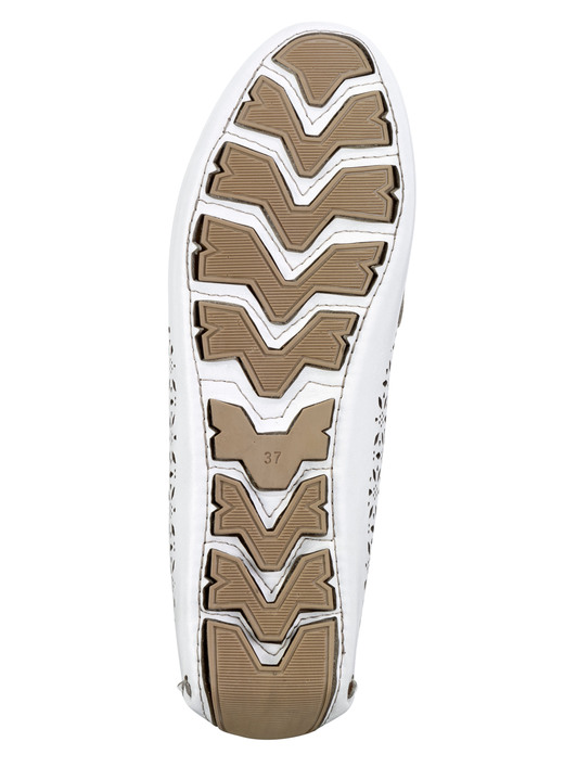 Slipper & Schnürschuhe - Gemini Slipper aus schattiertem Nappaleder, in Größe 036 bis 042, in Farbe JEANS Ansicht 9