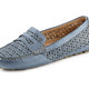 Slipper & Schnürschuhe - Gemini Slipper aus schattiertem Nappaleder, in Größe 036 bis 042, in Farbe JEANS – Farbe JEANS – Ansicht 1