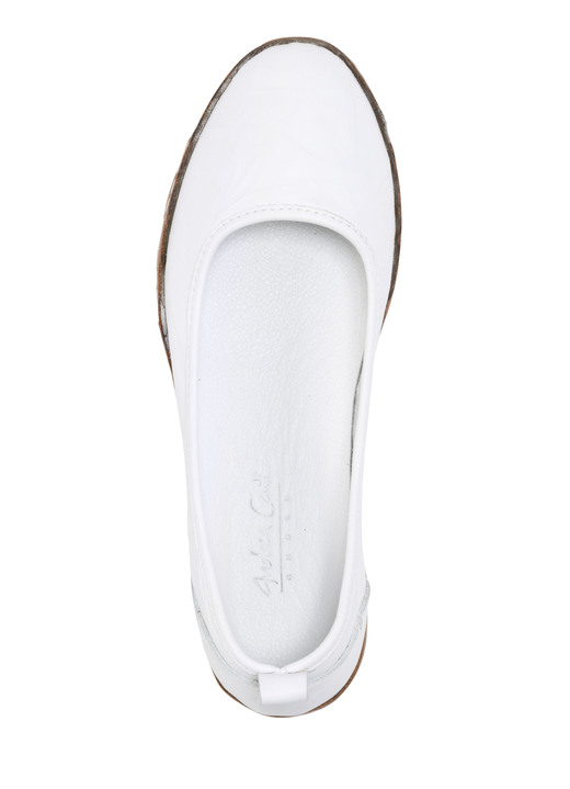 Slipper & Schnürschuhe - Andrea Conti, klassische Damen-Slipper, mit herausnehmbarem Fußbett, in Größe 036 bis 042, in Farbe WEISS Ansicht 2