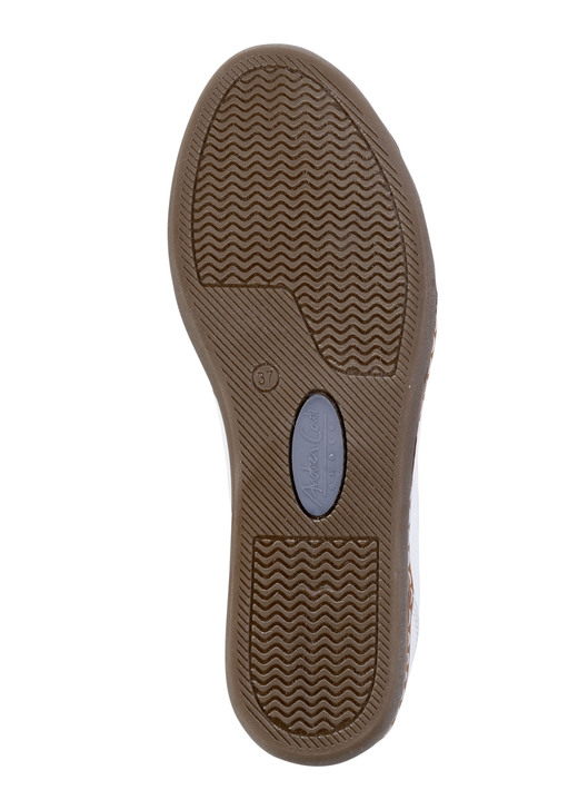 Slipper & Schnürschuhe - Andrea Conti, klassische Damen-Slipper, mit herausnehmbarem Fußbett, in Größe 036 bis 042, in Farbe WEISS Ansicht 3