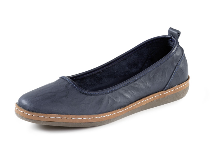 Slipper & Schnürschuhe - Andrea Conti, klassische Damen-Slipper, mit herausnehmbarem Fußbett, in Größe 036 bis 042, in Farbe WEISS Ansicht 7