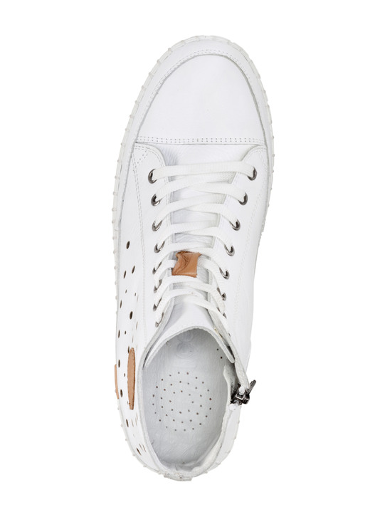 Stiefel & Stiefeletten - Gemini, sommerliche Damen-Boots, Weite G, mit herausnehmbarem Fußbett Ansicht 2 Stiefel & Stiefeletten - Gemini, sommerliche Damen-Boots, Weite G, mit herausnehmbarem Fußbett, in Größe 036 bis 042, in Farbe WEISS Ansicht 2