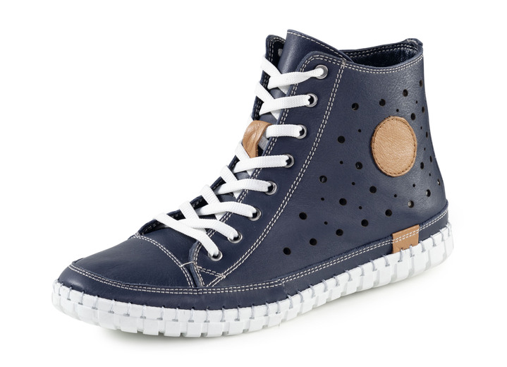 Stiefel & Stiefeletten - Gemini, sommerliche Damen-Boots, Weite G, mit herausnehmbarem Fußbett Ansicht 7 Stiefel & Stiefeletten - Gemini, sommerliche Damen-Boots, Weite G, mit herausnehmbarem Fußbett, in Größe 036 bis 042, in Farbe WEISS Ansicht 7