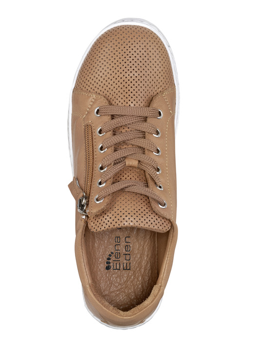Slipper & Schnürschuhe - ELENA EDEN, sommerliche Damen-Schnürschuhe, mit herausnehmbarem Fußbett, in Größe 036 bis 042, in Farbe BEIGE Ansicht 5