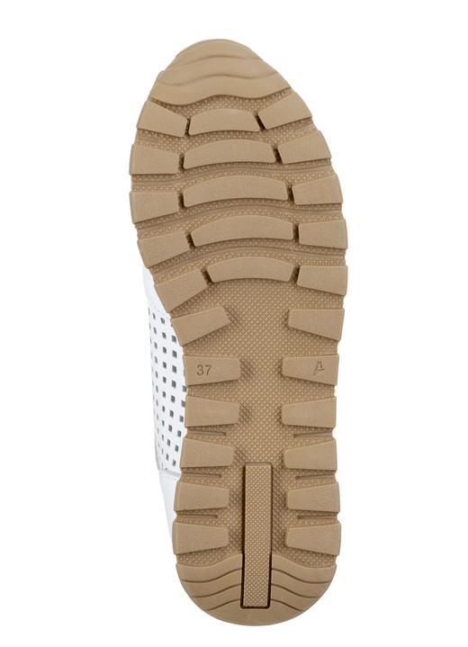 - Andrea Conti Sneaker aus Nappaleder, in Größe 035 bis 041, in Farbe WEISS Ansicht 3