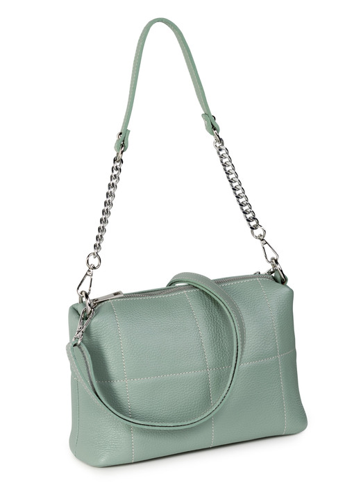 Taschen - Laurina Tasche aus genarbtem Kalb-Nappaleder, in Farbe MINT Ansicht 1