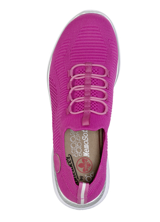 Slipper & Schnürschuhe - Rieker, leichte Damen-Sneaker, Weite G, mit MemoSoft-Textileinlage, in Größe 036 bis 042, in Farbe PINK Ansicht 2