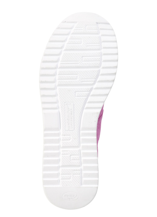 Slipper & Schnürschuhe - Waldläufer Sneaker mit Glitzersteinchen, in Größe 3 1/2 bis 8, in Farbe HIMMELBLAU Ansicht 9