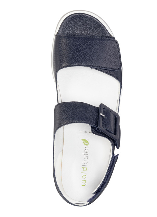 Sandaletten & Pantoletten - Waldläufer Sandale mit Zier-Schnalle, in Größe 3 1/2 bis 8, in Farbe MARINE Ansicht 2